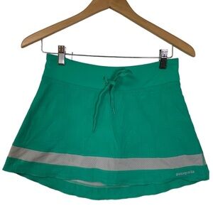 PATAGONIA  Strider Tennis Golf Skirt Skort-23465-Green-Womens Size XS